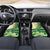 Samoa Siapo Mamanu Car Mats Plumeria Emerald Motifs