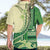 Samoa Siapo Mamanu Hawaiian Shirt Plumeria Emerald Motifs