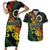 Vanuatu 44 Yia Indipendens Anivesari Couples Matching Short Sleeve Bodycon Dress and Hawaiian Shirt Curve Style