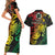 Vanuatu 44 Yia Indipendens Anivesari Couples Matching Short Sleeve Bodycon Dress and Hawaiian Shirt Curve Style