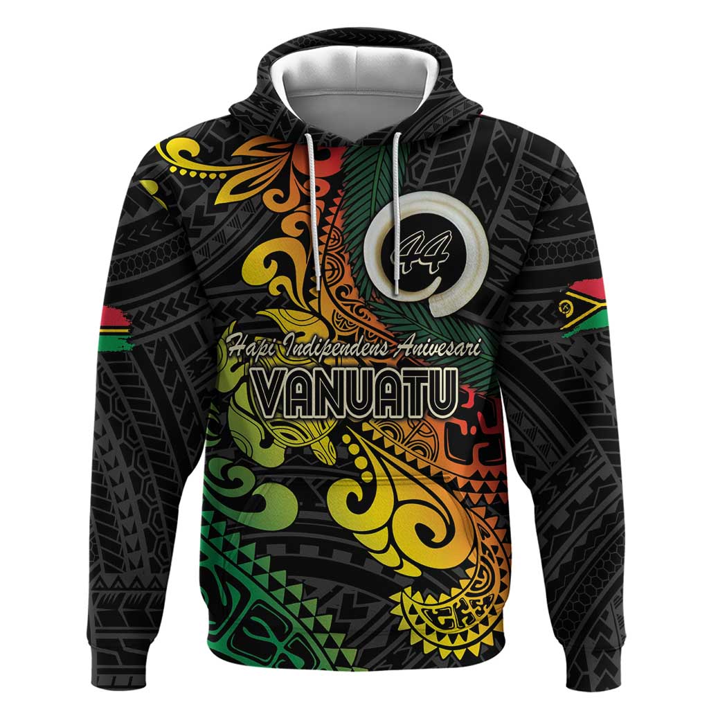 Vanuatu 44 Yia Indipendens Anivesari Hoodie Curve Style