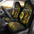 Vanuatu Personalized Aboriginal Arts Car Seat Cover Turtle and Iguana Special - Polynesian Pride