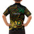 Vanuatu Personalized Aboriginal Arts Family Matching Short Sleeve Bodycon Dress and Hawaiian Shirt Turtle and Iguana Special - Polynesian Pride