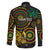 Vanuatu Personalized Aboriginal Arts Family Matching Short Sleeve Bodycon Dress and Hawaiian Shirt Turtle and Iguana Special - Polynesian Pride