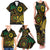 Vanuatu Personalized Aboriginal Arts Family Matching Tank Maxi Dress and Hawaiian Shirt Turtle and Iguana Special - Polynesian Pride