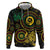 Vanuatu Personalized Aboriginal Arts Hoodie Turtle and Iguana Special - Polynesian Pride