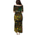 Vanuatu Personalized Aboriginal Arts Puletasi Turtle and Iguana Special - Polynesian Pride