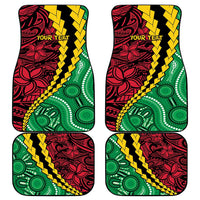 Vanuatu Personalized Tribal Car Mats Aboriginal Inspired Mix Style - Polynesian Pride