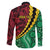 Vanuatu Personalized Tribal Family Matching Long Sleeve Bodycon Dress and Hawaiian Shirt Aboriginal Inspired Mix Style - Polynesian Pride