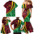 Vanuatu Personalized Tribal Family Matching Mermaid Dress and Hawaiian Shirt Aboriginal Inspired Mix Style - Polynesian Pride
