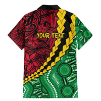 Vanuatu Personalized Tribal Family Matching Mermaid Dress and Hawaiian Shirt Aboriginal Inspired Mix Style LT7 - Polynesian Pride