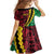 Vanuatu Personalized Tribal Family Matching Tank Maxi Dress and Hawaiian Shirt Aboriginal Inspired Mix Style - Polynesian Pride