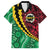 Vanuatu Personalized Tribal Family Matching Tank Maxi Dress and Hawaiian Shirt Aboriginal Inspired Mix Style - Polynesian Pride