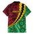 Vanuatu Personalized Tribal Family Matching Tank Maxi Dress and Hawaiian Shirt Aboriginal Inspired Mix Style - Polynesian Pride