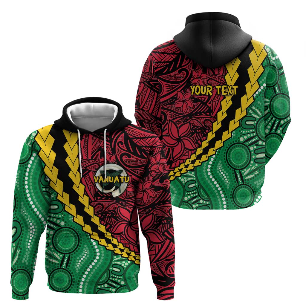 Vanuatu Personalized Tribal Zip Hoodie Aboriginal Inspired Mix Style - Polynesian Pride