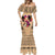 Personalised Polynesian Mermaid Dress Dog Lover With Beagle - Sunset At The Beach LT7 - Polynesian Pride