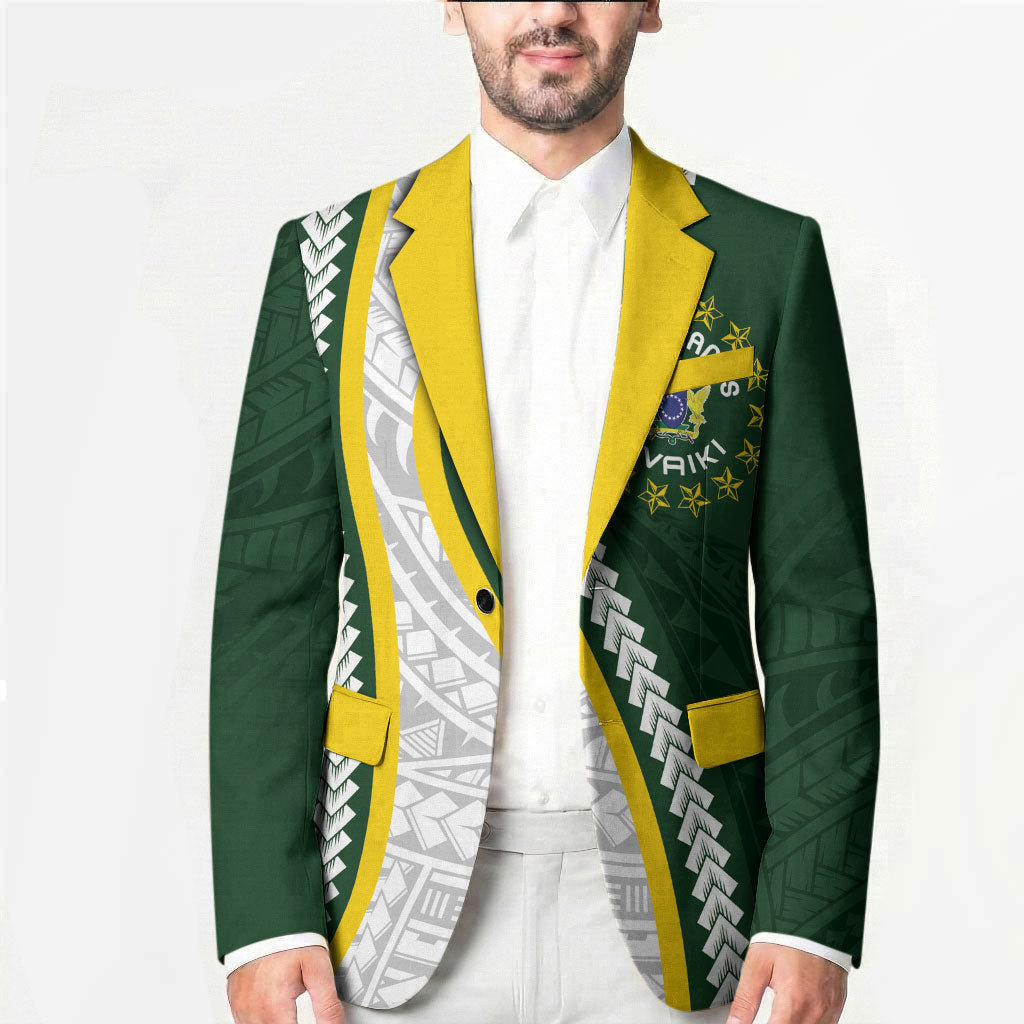 Cook Islands Rugby Personalized Avaiki Blazer GO Kuki