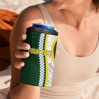 Cook Islands Rugby Personalized Avaiki 4 in 1 Can Cooler Tumbler GO Kuki
