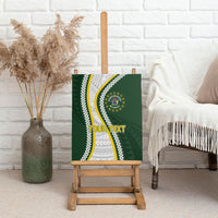 Cook Islands Rugby Personalized Avaiki Canvas Wall Art GO Kuki