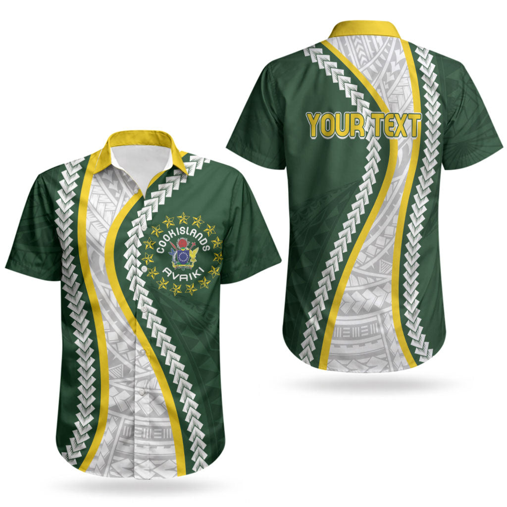 Cook Islands Rugby Personalized Avaiki Couples Matching Tank Maxi Dress and Hawaiian Shirt GO Kuki