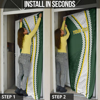 Cook Islands Rugby Personalized Avaiki Door Cover GO Kuki