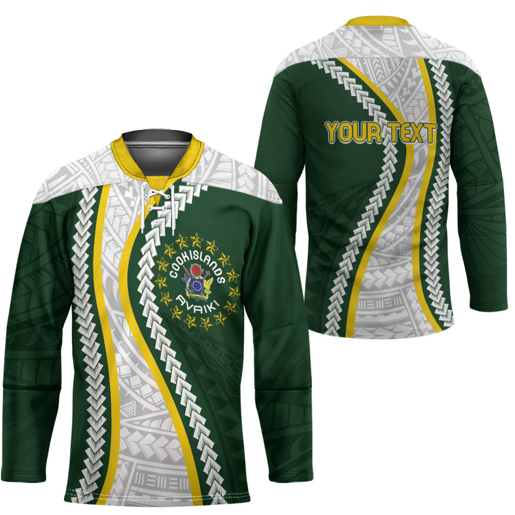 Cook Islands Rugby Personalized Avaiki Hockey Jersey GO Kuki