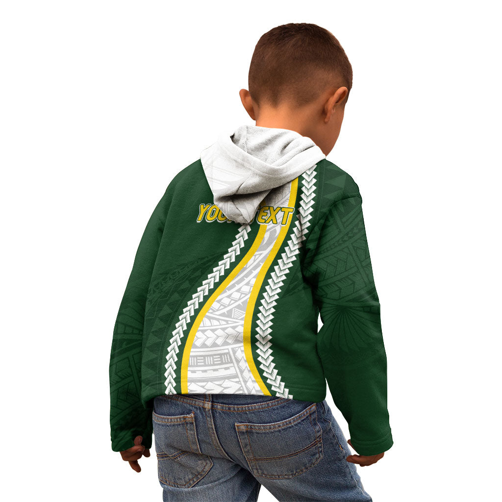 Cook Islands Rugby Personalized Avaiki Kid Hoodie GO Kuki