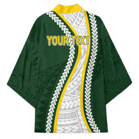 Cook Islands Rugby Personalized Avaiki Kimono GO Kuki