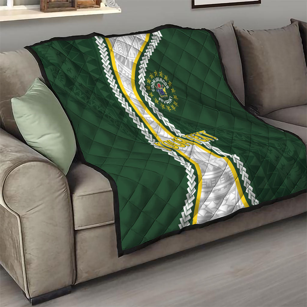 Cook Islands Rugby Personalized Avaiki Quilt GO Kuki