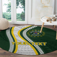Cook Islands Rugby Personalized Avaiki Round Carpet GO Kuki