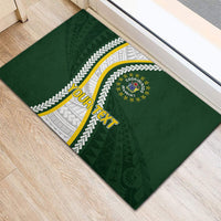 Cook Islands Rugby Personalized Avaiki Rubber Doormat GO Kuki