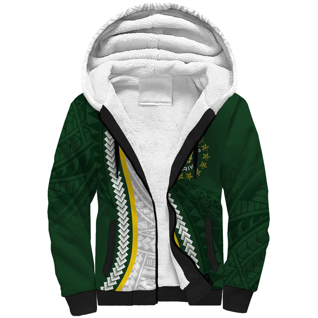 Cook Islands Rugby Personalized Avaiki Sherpa Hoodie GO Kuki