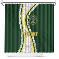 Cook Islands Rugby Personalized Avaiki Shower Curtain GO Kuki