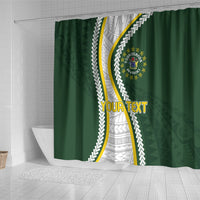 Cook Islands Rugby Personalized Avaiki Shower Curtain GO Kuki