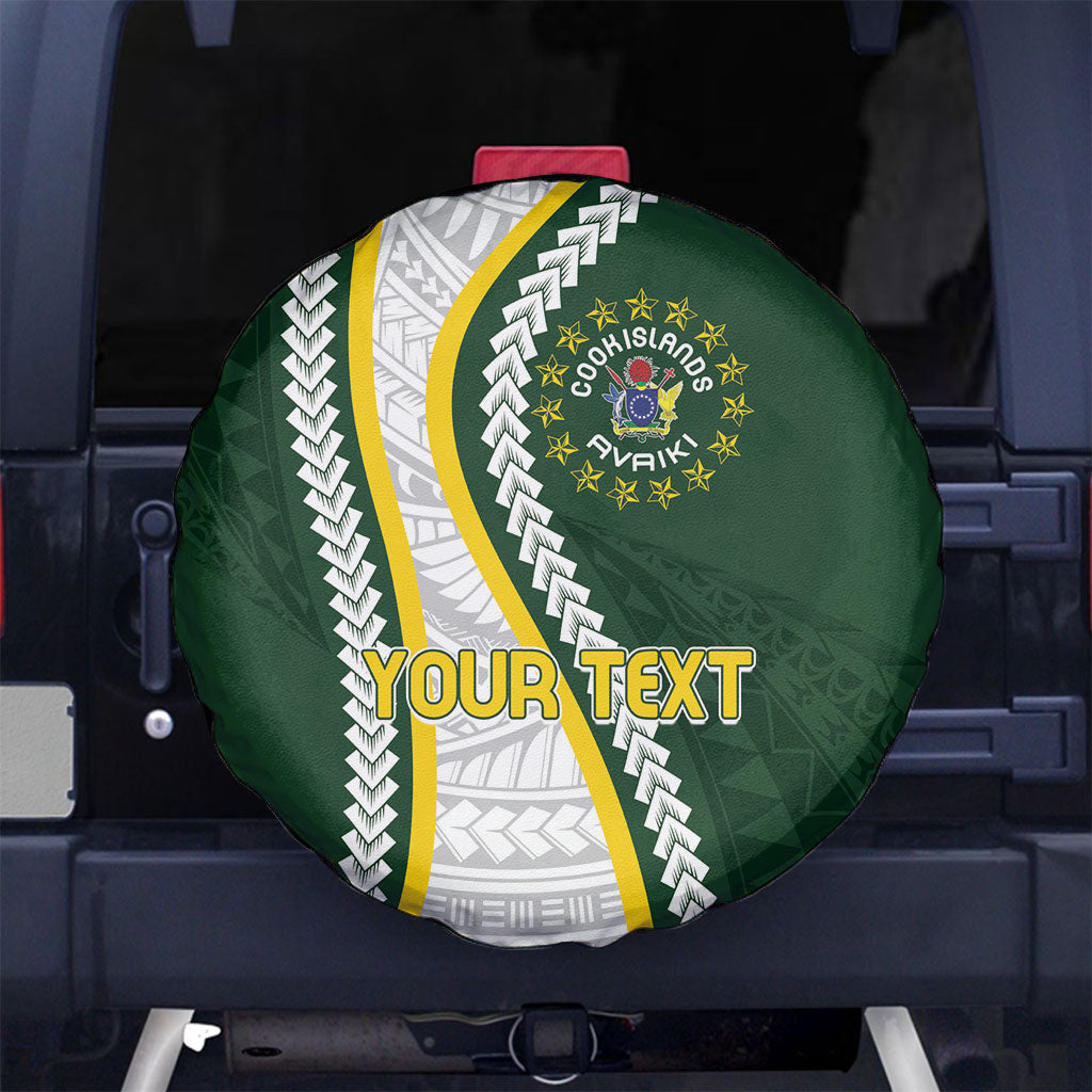 Cook Islands Rugby Personalized Avaiki Spare Tire Cover GO Kuki