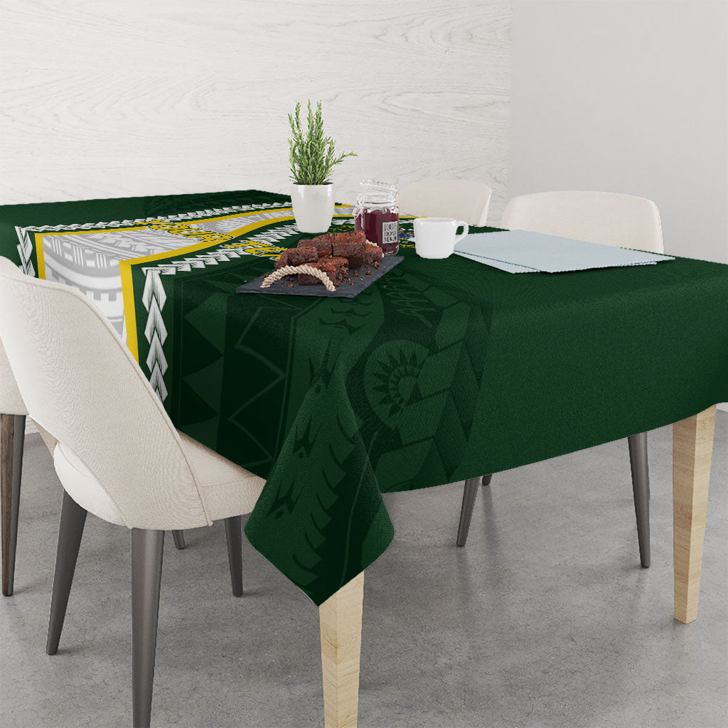 Cook Islands Rugby Personalized Avaiki Tablecloth GO Kuki