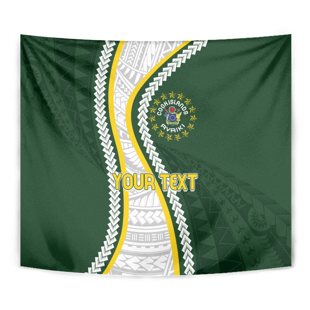 Cook Islands Rugby Personalized Avaiki Tapestry GO Kuki