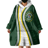 Cook Islands Rugby Personalized Avaiki Wearable Blanket Hoodie GO Kuki