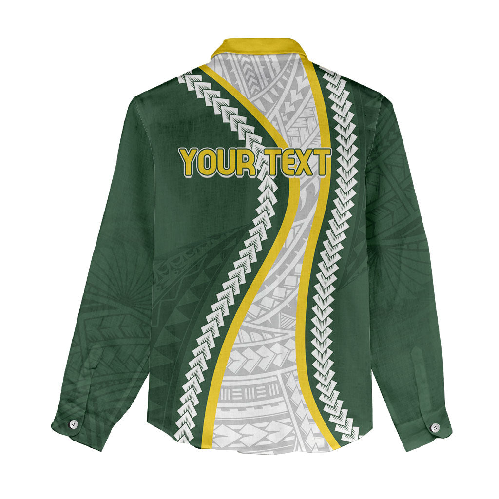 Cook Islands Rugby Personalized Avaiki Women Casual Shirt GO Kuki