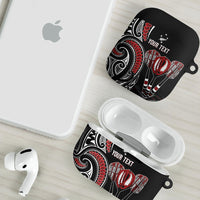New Zealand Darts Personalized Hei Manaia AirPods Case Classic Kowhaiwhai