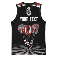 New Zealand Darts Personalized Hei Manaia Basketball Jersey Classic Kowhaiwhai