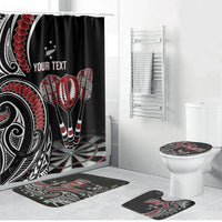 New Zealand Darts Personalized Hei Manaia Bathroom Set Classic Kowhaiwhai