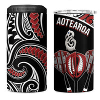 New Zealand Darts Hei Manaia 4 in 1 Can Cooler Tumbler Classic Kowhaiwhai