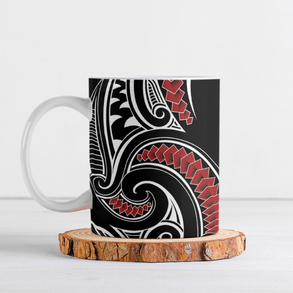 New Zealand Darts Hei Manaia Ceramic Mug Classic Kowhaiwhai