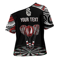 New Zealand Darts Personalized Hei Manaia Cross Shoulder Shirt Classic Kowhaiwhai