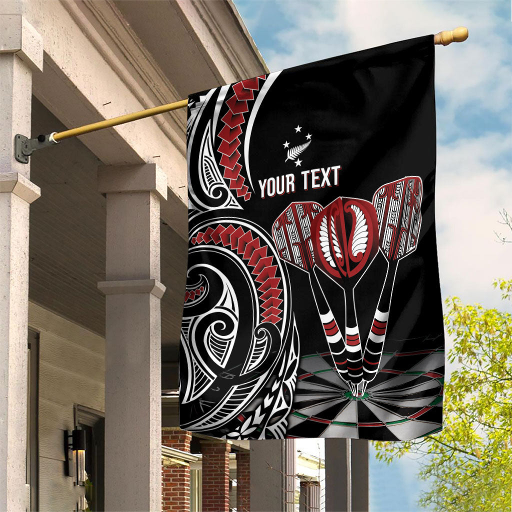 New Zealand Darts Personalized Hei Manaia Garden Flag Classic Kowhaiwhai