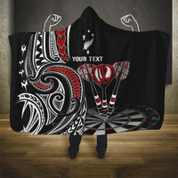 New Zealand Darts Personalized Hei Manaia Hooded Blanket Classic Kowhaiwhai