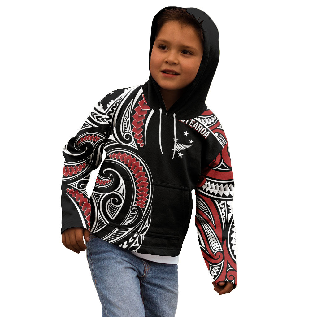 New Zealand Darts Personalized Hei Manaia Kid Hoodie Classic Kowhaiwhai