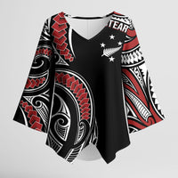 New Zealand Darts Personalized Hei Manaia Kimono Sleeve Blouse Classic Kowhaiwhai