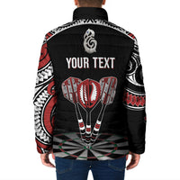 New Zealand Darts Personalized Hei Manaia Padded Jacket Classic Kowhaiwhai